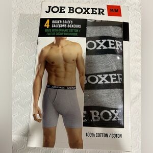 Joe Boxer Black and Gray Boxer Briefs for Men